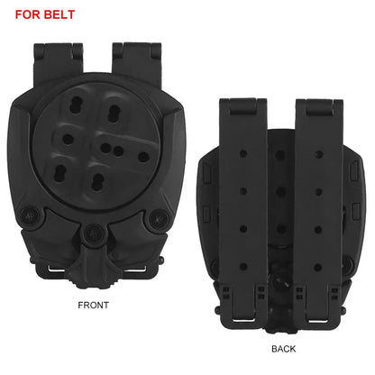 Adaptateur de Holster Tactique 360° – Base Rotative Modulaire pour Holster de Chasse et Airsoft Ma boutique
