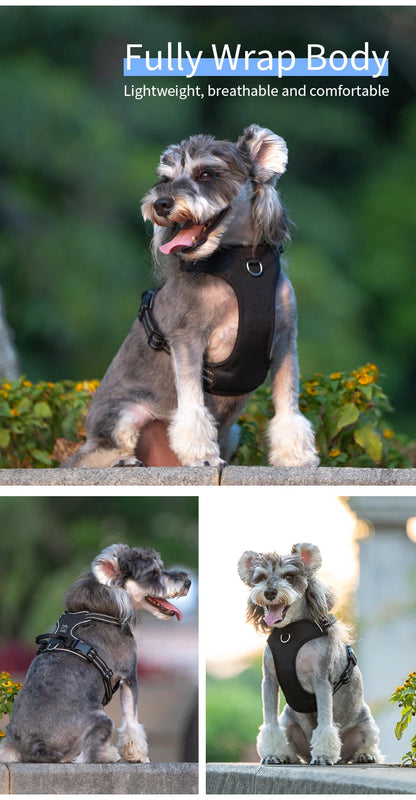 Harnais Anti-Traction Réfléchissant et Rembourré pour Chien – Ajustable pour Petits, Moyens et Grands Chiens Ma boutique