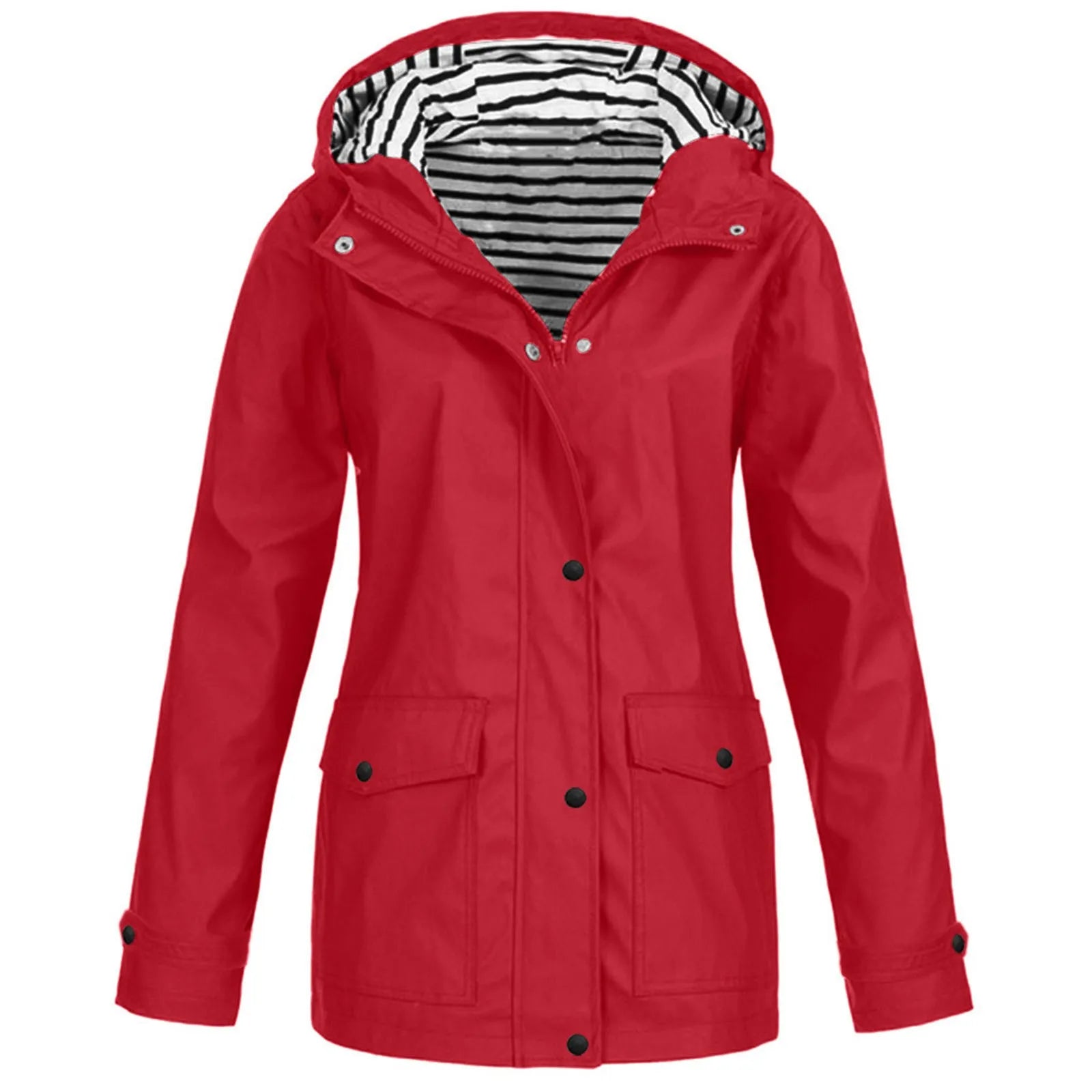 Veste Imperméable et Thermorégulatrice pour Femme - Coupe-Vent avec Capuche, Idéale pour la Randonnée et l'Escalade en Montagne - BLACKBEARD OUTDOOR INDUSTRIES