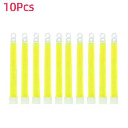 Lot de 50 Bâtons Lumineux Fluorescents 15 cm Équipement de Survie Militaire | Camping, Randonnée, SOS, Urgence, Fête | - BLACKBEARD OUTDOOR INDUSTRIES