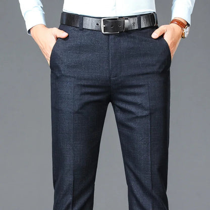 Pantalon de Costume Homme – Coupe Droite, Taille Haute, Élégance Classique – Pantalon de Bureau Formelle et Chic – Tailles Plus Disponible BLACKBEARD OUTDOOR INDUSTRIES