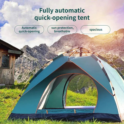 Tente de Camping Automatique 3-4 Personnes – Ouverture Rapide & Protection UV - BLACKBEARD OUTDOOR INDUSTRIES