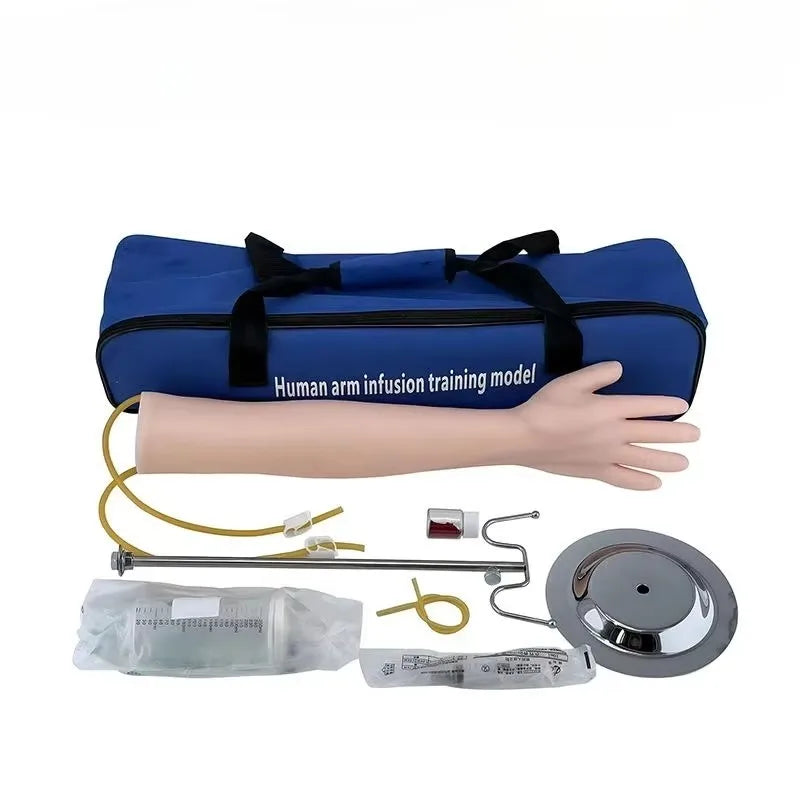 Set d'Entraînement pour Pratique IV - Bras de Pratique pour Phlébotomie avec Support d'Infusion - Modèle PVC Latex pour Étudiants en Médecine - BLACKBEARD OUTDOOR INDUSTRIES