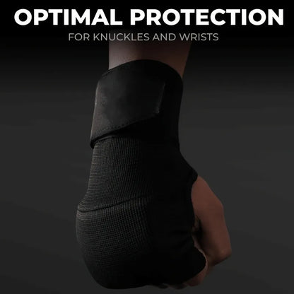 Gants de Boxe à Doigts Courts MMA avec Rembourrage en Mousse Épaisse – Gants de Formation pour MMA, Muay Thai, Kickboxing, Sanda - BLACKBEARD OUTDOOR INDUSTRIES