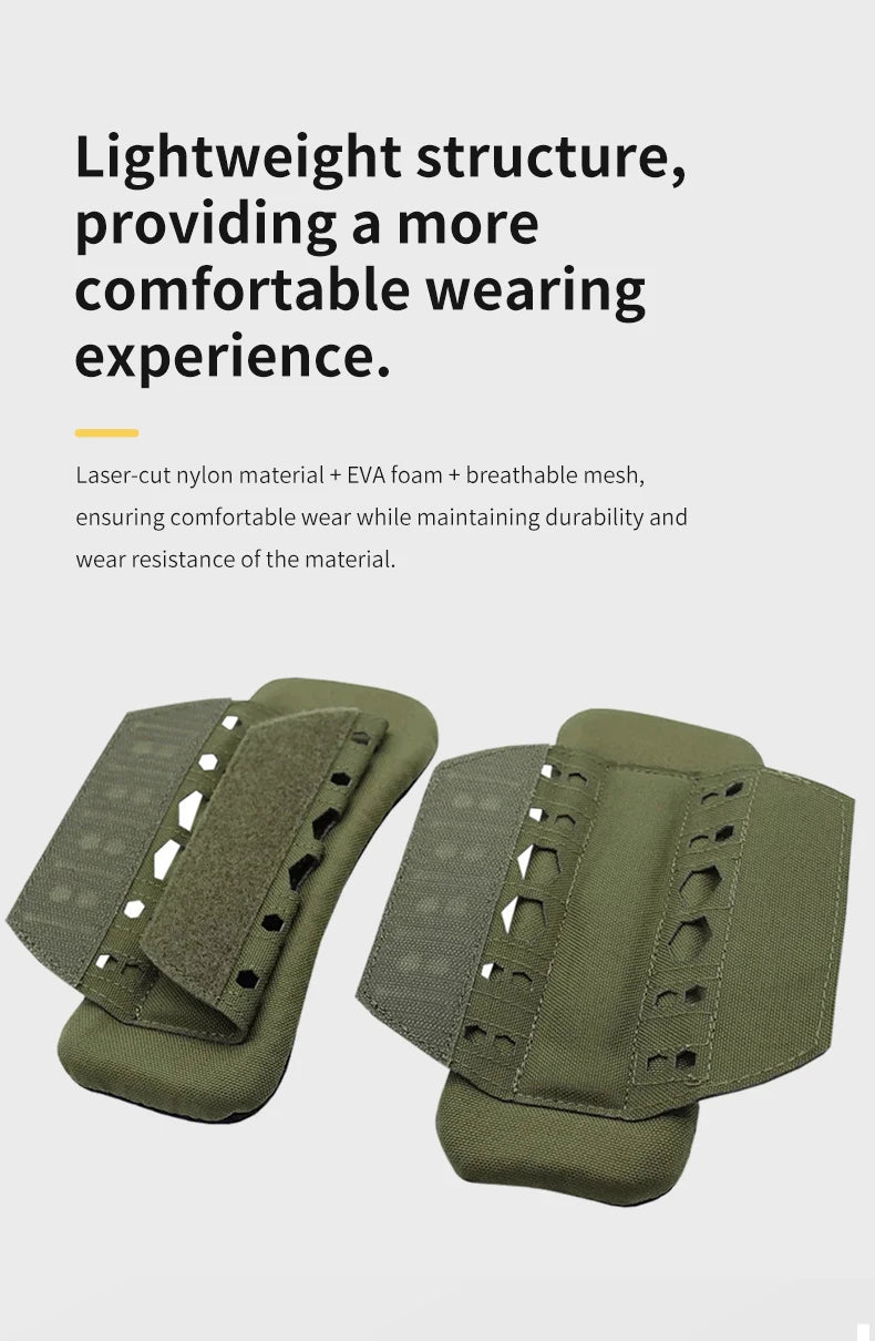 Coussin d’Épaule Tactique Respirant – 1 Pièce | Pad Amorti Antidérapant pour Sangle Sac à Dos, Gilet, Chest Rig, Bandoulière - BLACKBEARD OUTDOOR INDUSTRIES