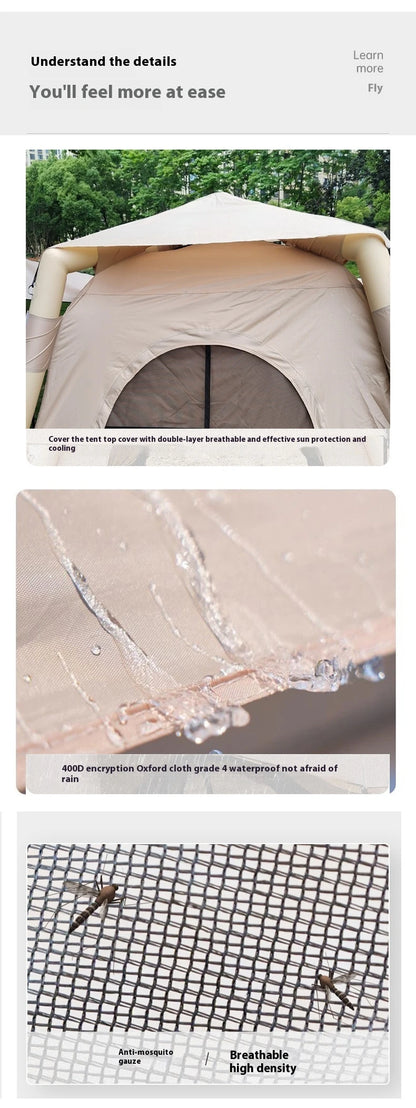 Tente Gonflable Lohascamping pour 4-5 Personnes - Air Shelter Dome Tent - BLACKBEARD OUTDOOR INDUSTRIES