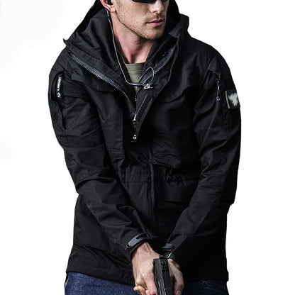 Veste M65 Militaire Homme | Coupe-Vent Tactique Étanche avec Capuche – Hiver/Automne - BLACKBEARD OUTDOOR INDUSTRIES