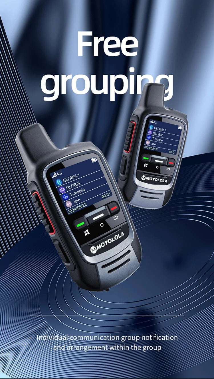 Talkie Walkie MOTOLOLA Global - 4G PoC USB (Modèle MT-300) - BLACKBEARD OUTDOOR INDUSTRIES