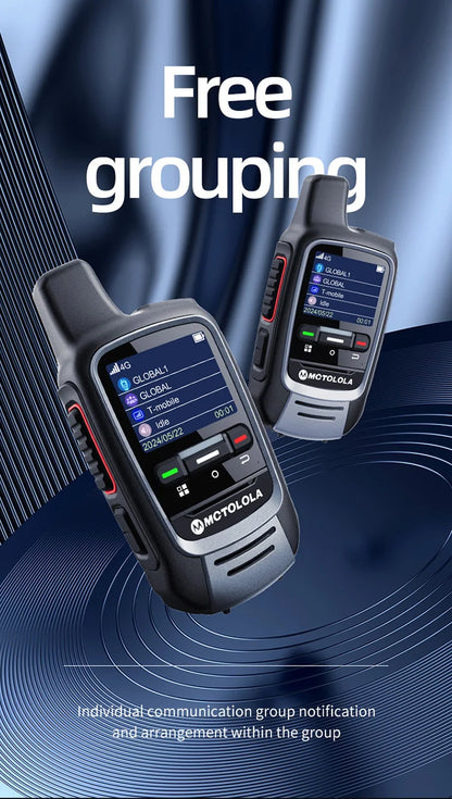 Talkie Walkie MOTOLOLA Global - 4G PoC USB (Modèle MT-300) - BLACKBEARD OUTDOOR INDUSTRIES