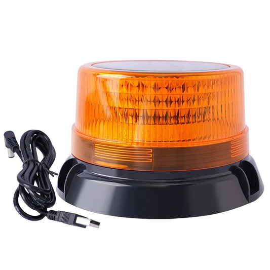Lampe de Signalisation LED Solaire Rechargeable avec Rotation et Flash BLACKBEARD OUTDOOR INDUSTRIES