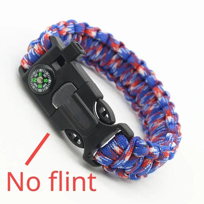 Bracelet de Survie Multi-fonction en Paracorde 4 mm – Équipement Militaire d'Urgence - BLACKBEARD OUTDOOR INDUSTRIES