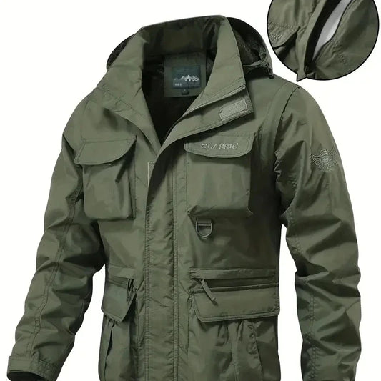 Veste Cargo Multi-Poches Homme – Imperméable & Modulable - BLACKBEARD OUTDOOR INDUSTRIES