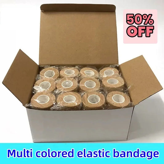 10 Rouleaux de Bande Auto-adhésive Élastique - Bandage Sportif, Tape de Protection pour Articulations (Genou, Doigt, Épaule) et Accessoires Tatouage - BLACKBEARD OUTDOOR INDUSTRIES