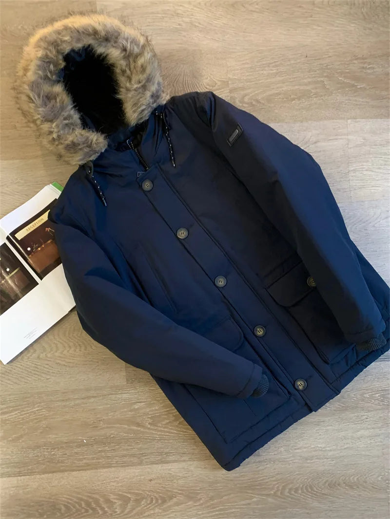 Manteau Long M65 Tooling Outdoor Homme et Femme Imperméable, Coupe-Vent, Ultra Chaud, Avec Capuche — Spécial Hiver - BLACKBEARD OUTDOOR INDUSTRIES