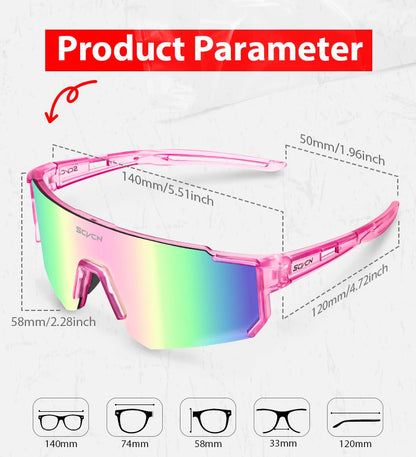 SCVCN Lunettes de Cyclisme UV400 – Modèle S1411 - BLACKBEARD OUTDOOR INDUSTRIES