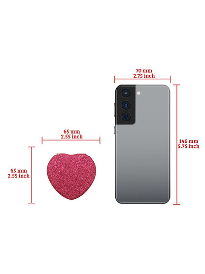 Miroir de Maquillage Cœur Double Face – Compact et Élégant | Idéal comme Cadeau pour Femme - BLACKBEARD OUTDOOR INDUSTRIES