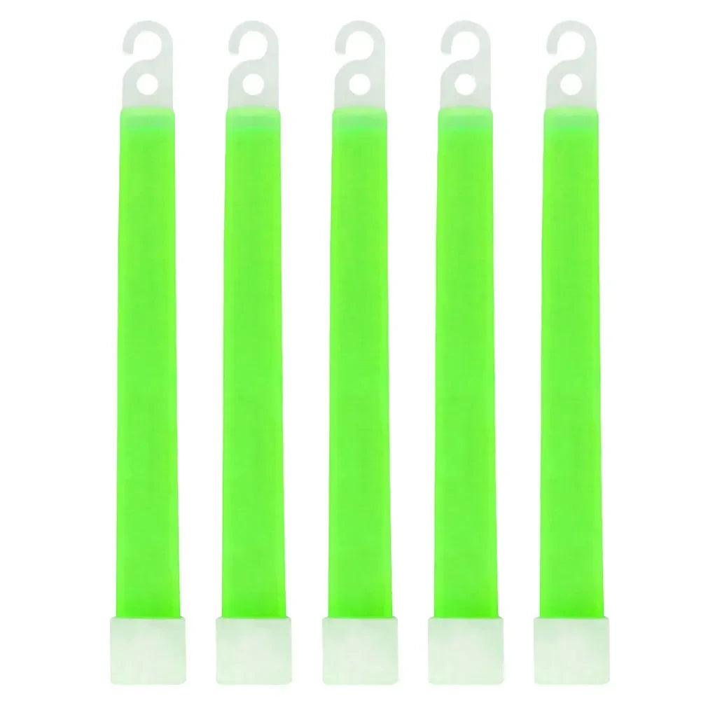 Lot de 50 Bâtons Lumineux Fluorescents 15 cm Équipement de Survie Militaire | Camping, Randonnée, SOS, Urgence, Fête | - BLACKBEARD OUTDOOR INDUSTRIES