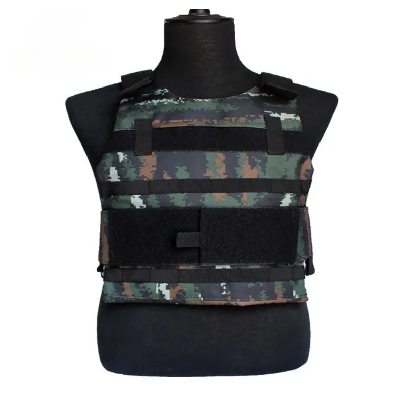 Gilet Tactique Camouflage Noir - Gilet Multifuntionnel de Sports et Entraînement, Idéal pour la Chasse et les Activités de Terrain BLACKBEARD OUTDOOR INDUSTRIES