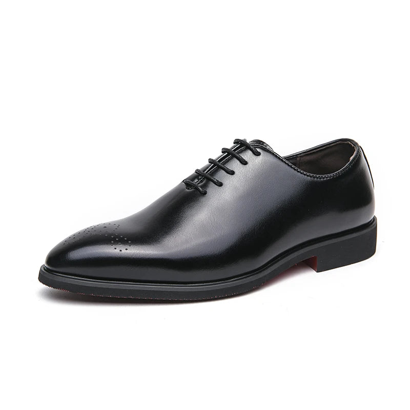 Chaussures de Banquet Classiques pour Homme - Chaussures en Cuir à Lacets - Élégantes et Confortables BLACKBEARD OUTDOOR INDUSTRIES