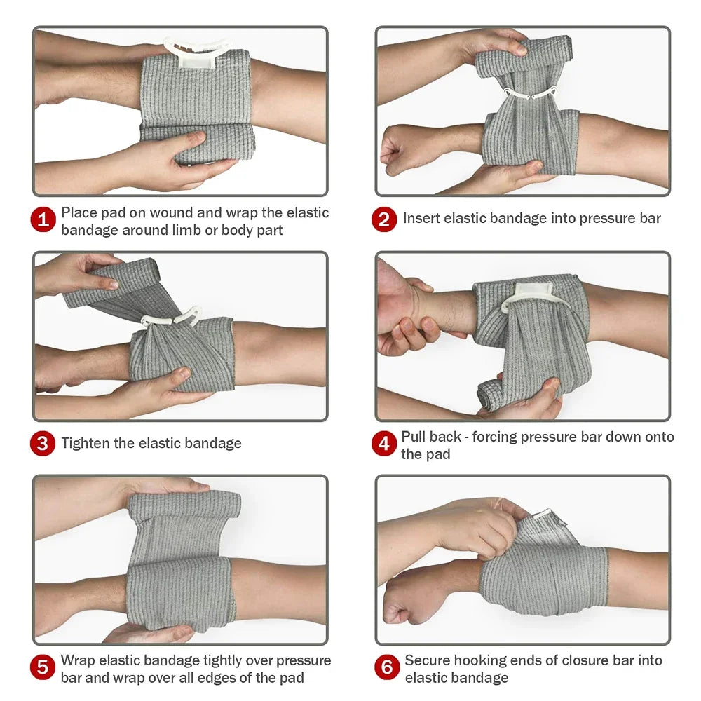 CARBOU™ Bandage Israélien d'Urgence – 4” / 6” Ma boutique
