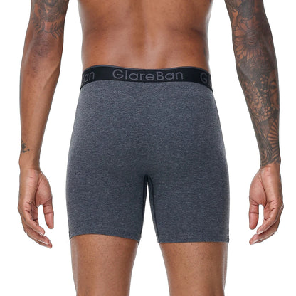 Pack de 4 Boxers Mi-Long pour Hommes - Coton Respirant BLACKBEARD OUTDOOR INDUSTRIES