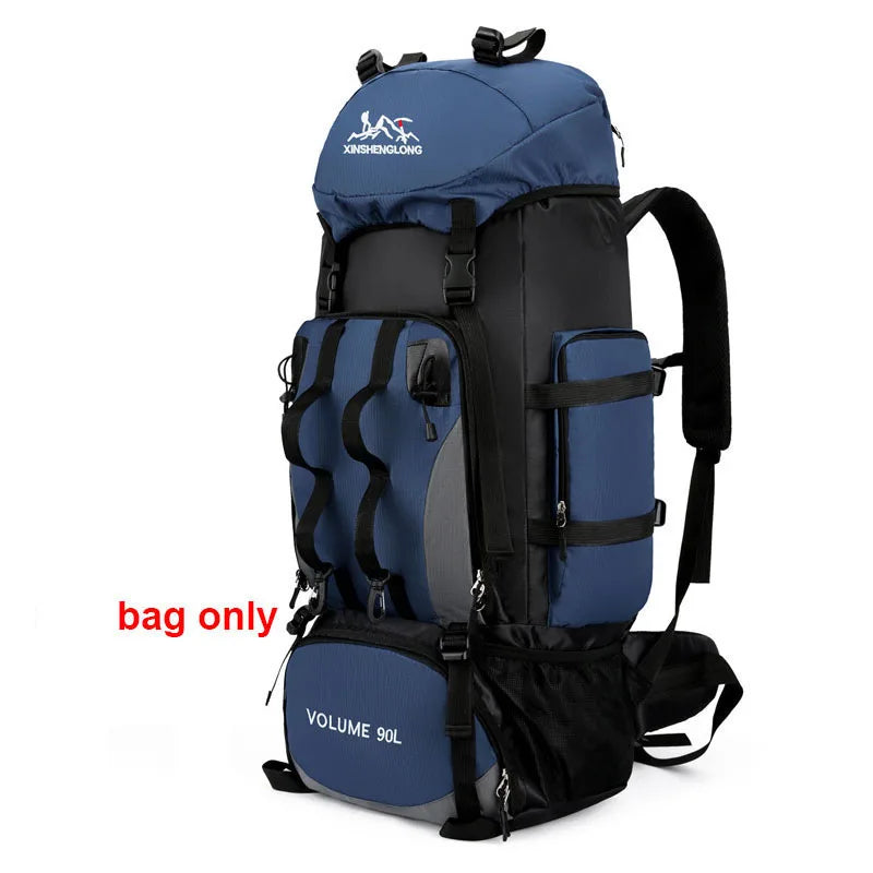 Sac à Dos de Randonnée Imperméable 90L – Sac de Voyage et de Camping avec Grande Capacité, Idéal pour Trekking et Aventures Extérieures - BLACKBEARD OUTDOOR INDUSTRIES