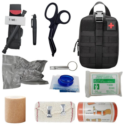 Kit de Premiers Secours Tactique – IFAK EMT Militaire avec Poche MOLLE Ma boutique
