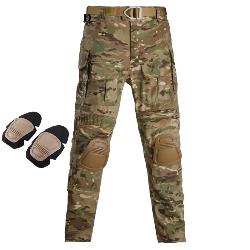 Ensemble Tactique Camouflage CP Gen3 – Uniforme de Combat Homme avec Protections (Coudes & Genoux) pour Chasse, Airsoft et Activités Extérieures - BLACKBEARD OUTDOOR INDUSTRIES