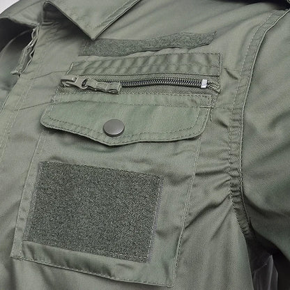 Set de Vêtements Tactiques BDU - Chemise et Pantalon Camouflage pour Entraînement en Plein Air, Randonnée, Chasse, Airsoft, Sniper, Combat, Ghillie Suit - BLACKBEARD OUTDOOR INDUSTRIES