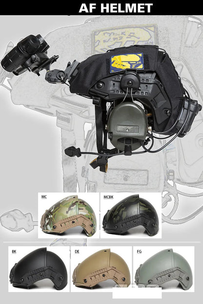 2 In 1 AirFrame Helmet AF — Casque Tactique Sparta CS Field Combat avec Suspension et Coussinets Mémoire Ma boutique
