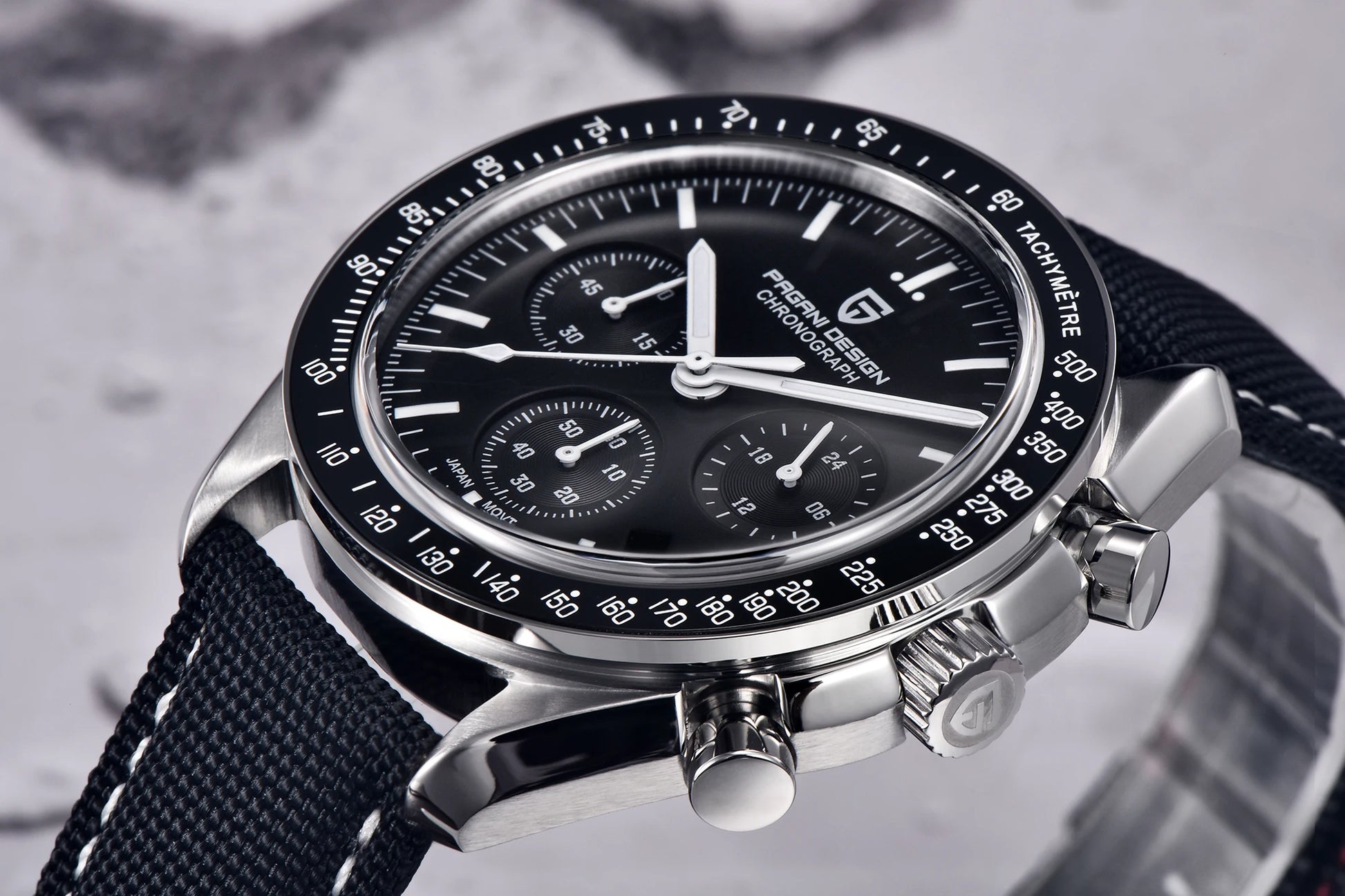 PAGANI DESIGN PD-1701 Moonwatch 2025 – Hommage à la CK2998 – Montre Homme Quartz Chronographe de Luxe - BLACKBEARD OUTDOOR INDUSTRIES