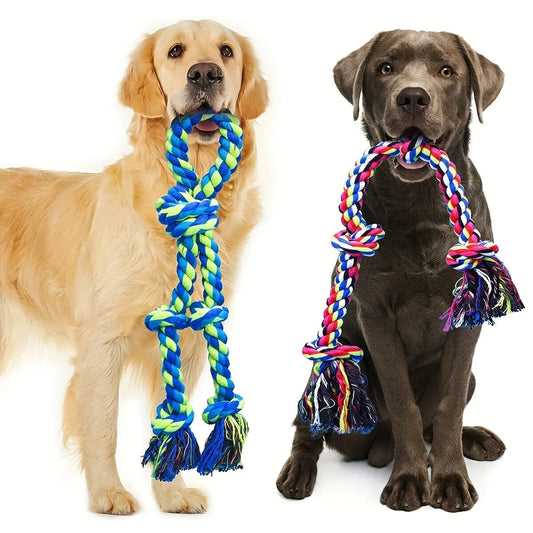 Jouet à Nœud Résistant pour Chien – Corde à Mâcher Ultra Solide & Interactif Ma boutique