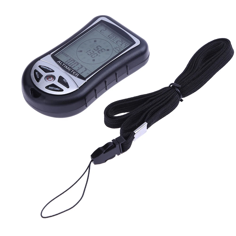 Compteur Numérique LCD Multifonction - Altimètre, Baromètre, Thermomètre, Boussole et Prévisions Météo - BLACKBEARD OUTDOOR INDUSTRIES