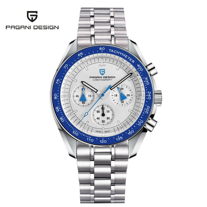 PAGANI DESIGN PD-1701 Moonwatch 2025 – Hommage à la CK2998 – Montre Homme Quartz Chronographe de Luxe - BLACKBEARD OUTDOOR INDUSTRIES
