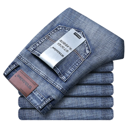 Jeans Business Homme – Coupe Droite Stretch, Bleu/Noir, Denim Classique BLACKBEARD OUTDOOR INDUSTRIES