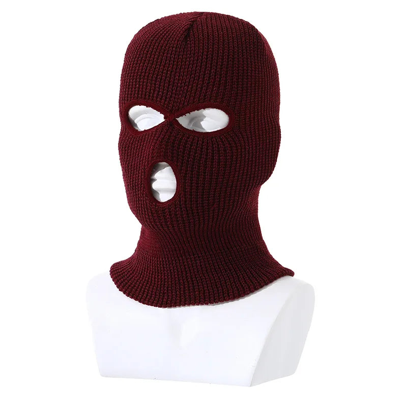 Balaclava cagoule trois trous en fibre acrylique Ma boutique