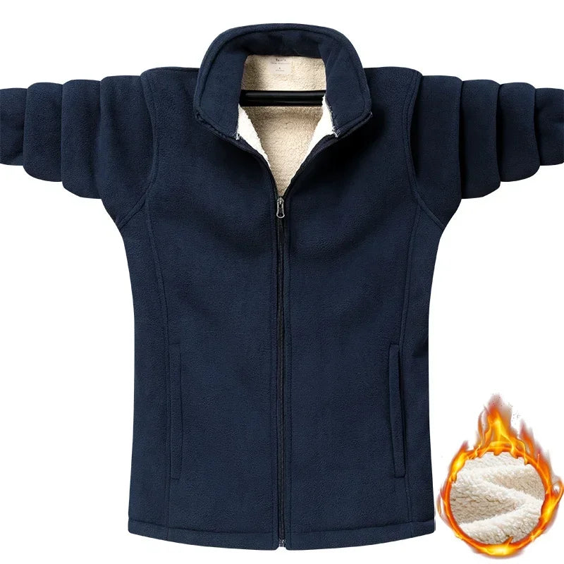 Veste Polaire Plus Size 9XL Hiver - Manteau Doublé Soft Shell pour Homme BLACKBEARD OUTDOOR INDUSTRIES