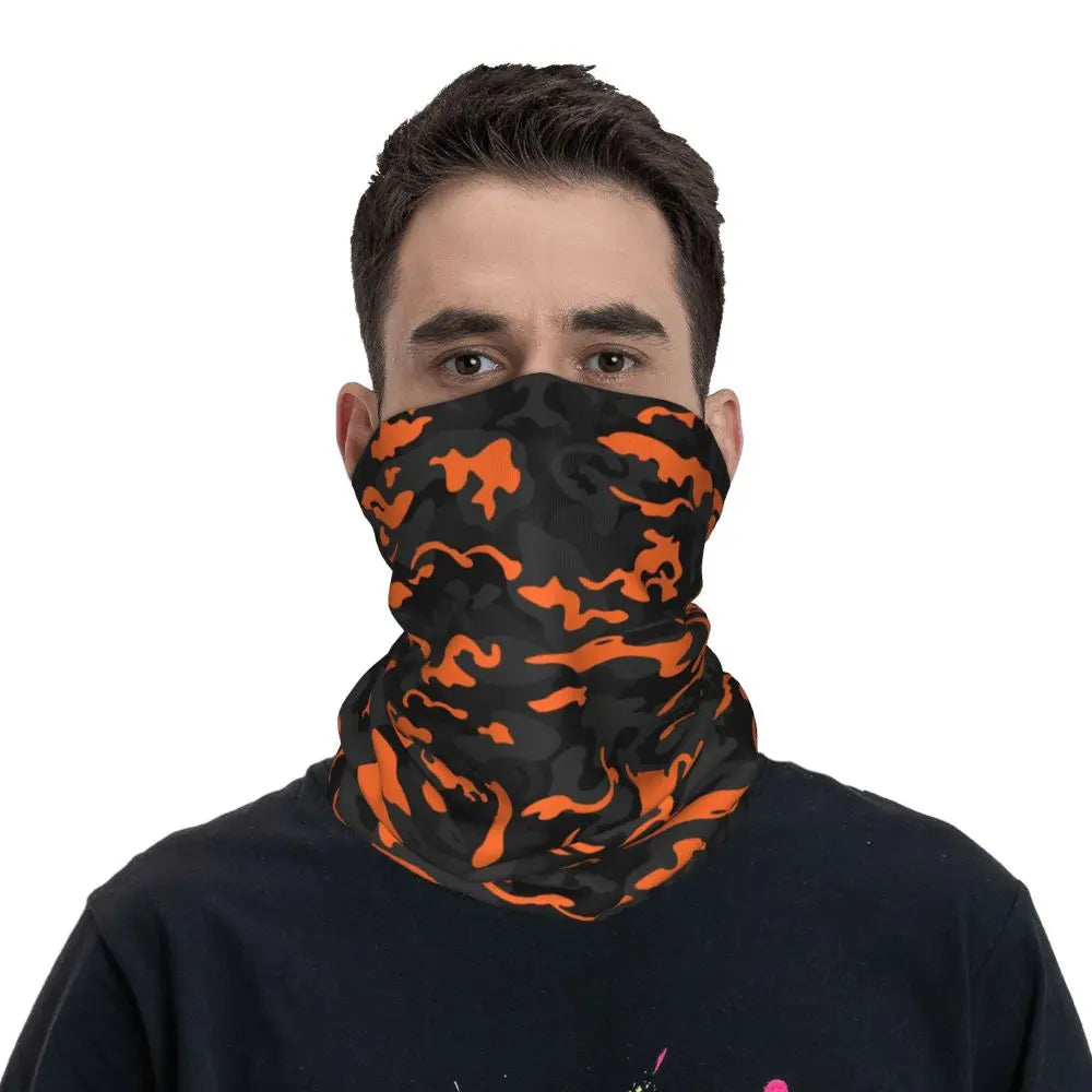 Tiger Stripe Camo – Bandeau Tour de Cou Hiver Multifonction pour Hommes et Femmes | Parfait pour Randonnée, Cyclisme, Sports Outdoor et Usage Quotidien - BLACKBEARD OUTDOOR INDUSTRIES