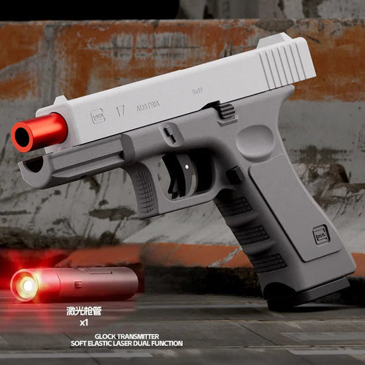 Laser Version Dual-mode Shell Ejection G17 Pistol  Blaster Automatic Gun Ma boutique