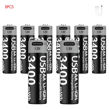 batterie rechargeable MATOV AA 1,5 V 3400mWh Ma boutique