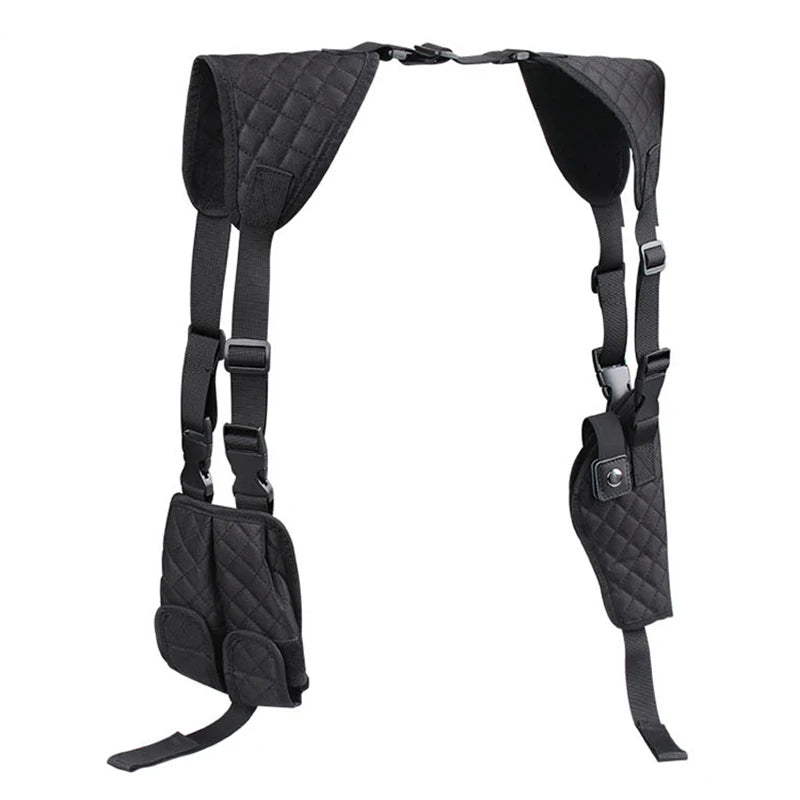 Holster Tactique à Port Discret avec Double Magasin - Pochette Sous-armé pour Pistolet - Accessoire de Tir et de Chasse BLACKBEARD OUTDOOR INDUSTRIES