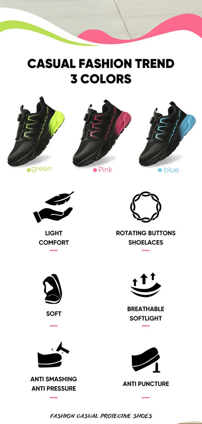 Chaussures de Sécurité Femme – Embout Acier Antichoc – Ultra Légères et Respirantes – Antiperforation & Confortables - BLACKBEARD OUTDOOR INDUSTRIES