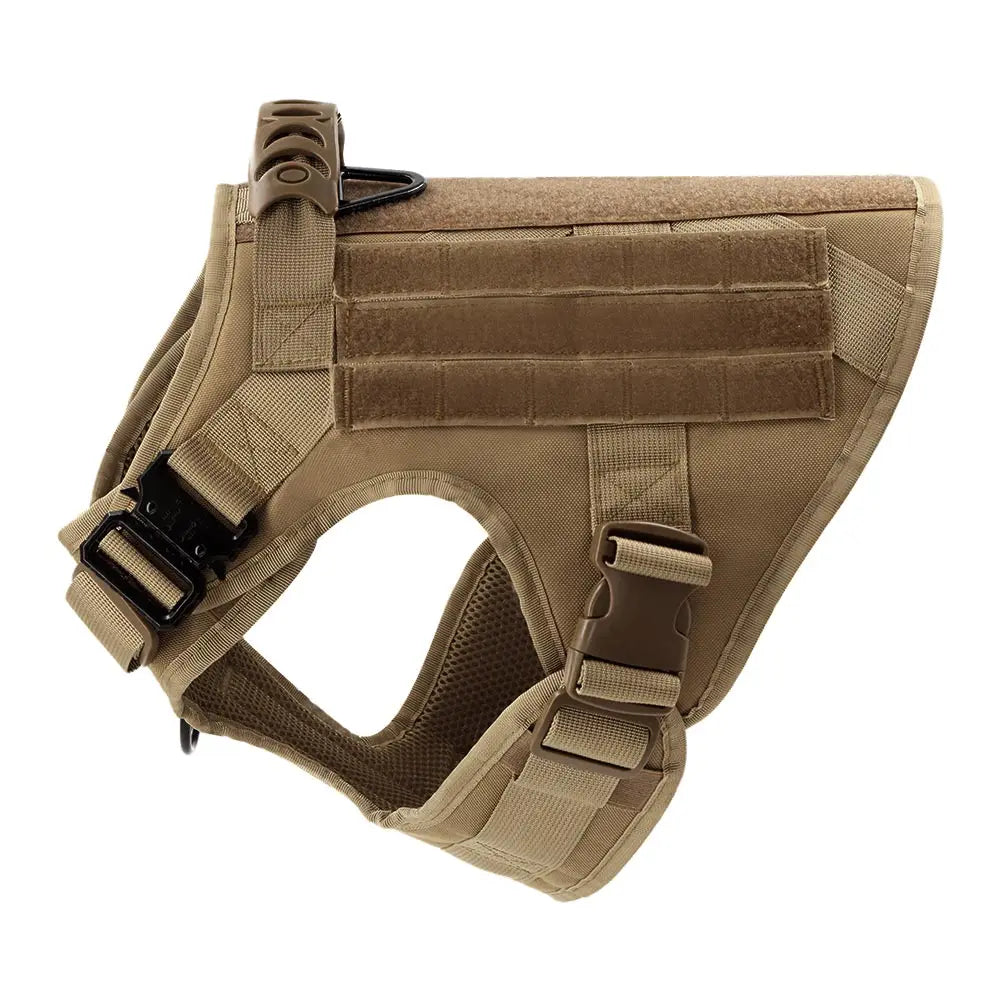 Harnais Tactique PETRAVEL pour Grand Chien – Ensemble Harnais + Collier + Laisse avec Système MOLLE Ma boutique