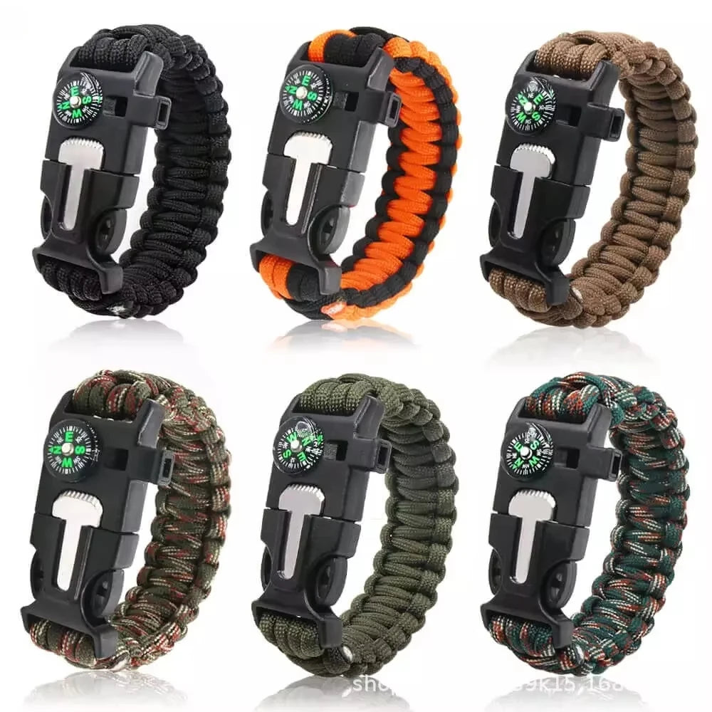 Bracelet de Survie Multi-fonction en Paracorde 4 mm – Équipement Militaire d'Urgence - BLACKBEARD OUTDOOR INDUSTRIES