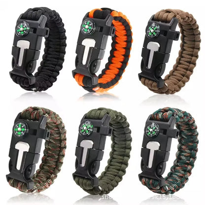 Bracelet de Survie Multi-fonction en Paracorde 4 mm – Équipement Militaire d'Urgence - BLACKBEARD OUTDOOR INDUSTRIES