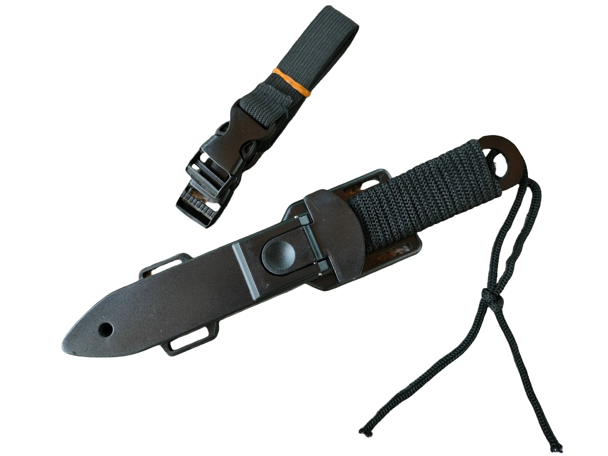 Couteau Tactique de Haute Dureté – Couteau Fixe de Terrain avec Lame en Acier Inoxydable, Poignée Ergonomique et Étui ABS BLACKBEARD OUTDOOR INDUSTRIES