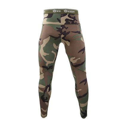 Ensemble Thermique Homme Camouflage – Sous-vêtements Chauds à Compression avec Polaire Intérieure - BLACKBEARD OUTDOOR INDUSTRIES