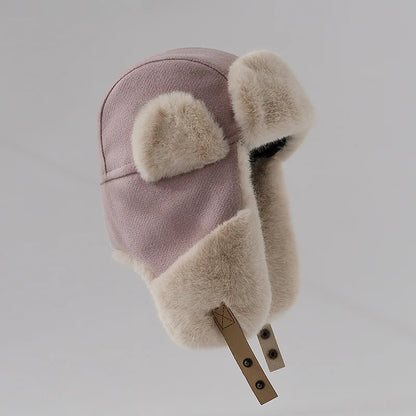 Chapka Saga Furs en Faux Vison Bleu - BLACKBEARD OUTDOOR INDUSTRIES