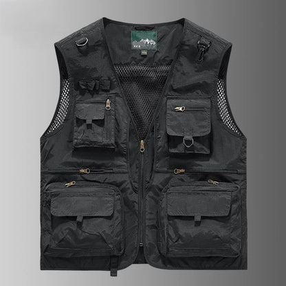 Gilet Tactique Homme Été – 14 Poches, Mesh Respirant - BLACKBEARD OUTDOOR INDUSTRIES