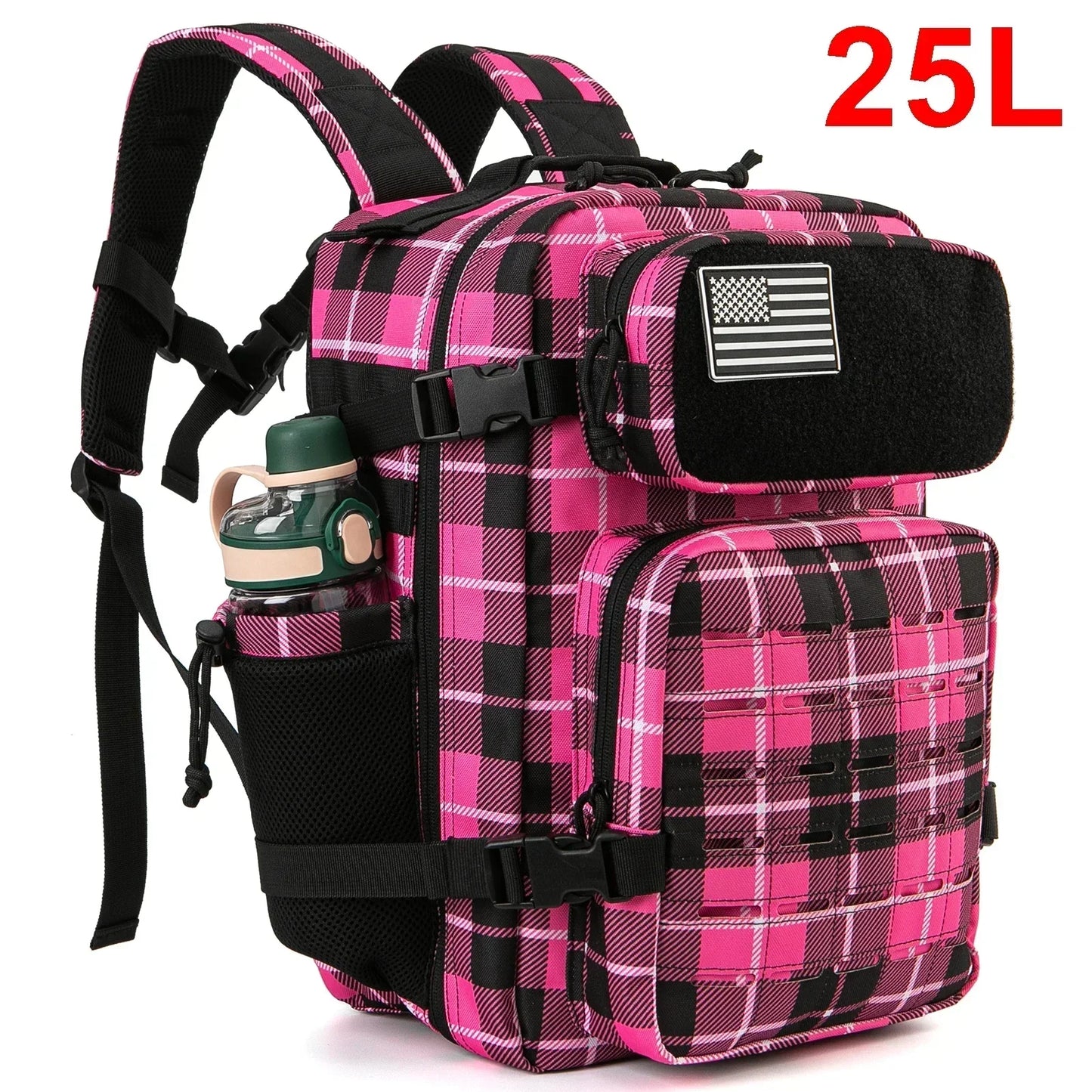 Sac à Dos Tactique 25L / 45L pour Homme et Femme – Laser Cut MOLLE, Sac Polyvalent pour Randonnée, École et Gym - BLACKBEARD OUTDOOR INDUSTRIES